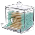Cotton Swab Holder Cotton Ball Dispenser Organizer Clear  Storage Containers