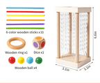 Wooden Counting Rods for Early Math Skills
