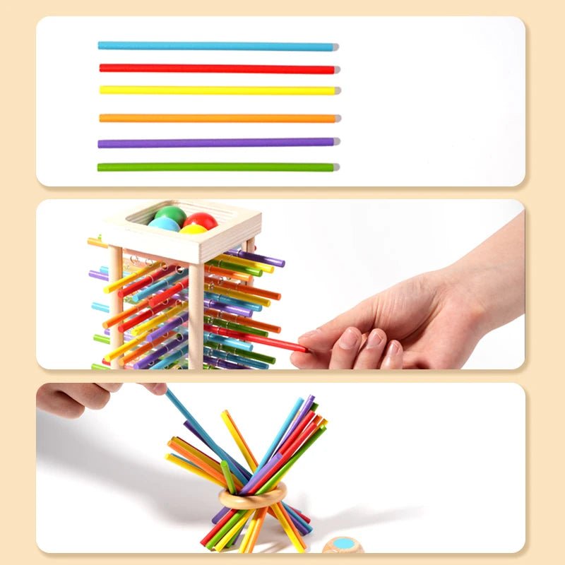 Wooden Counting Rods for Early Math Skills