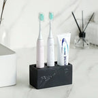 Resin Couple Toothbrush Stand
