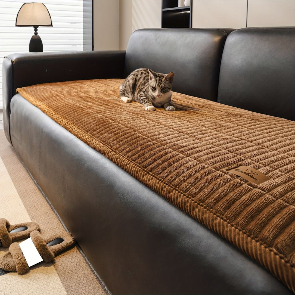 Soft Quilted Sofa Cover for Furniture Protection
