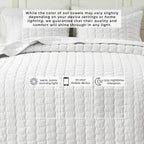 Gauze-Inspired Texture Quilt Set - Wave Stitch Collection