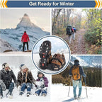 Crampons Snow Ice Stretch Slip-On Design