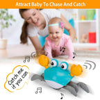 Crawling Crab Baby Toy with Music and LED Light