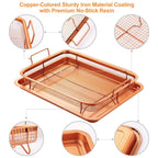 Crispy Tray Set Non Stick Grill Basket