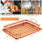 Crispy Tray Set Non Stick Grill Basket