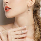 Crystal Drop Bee Earrings