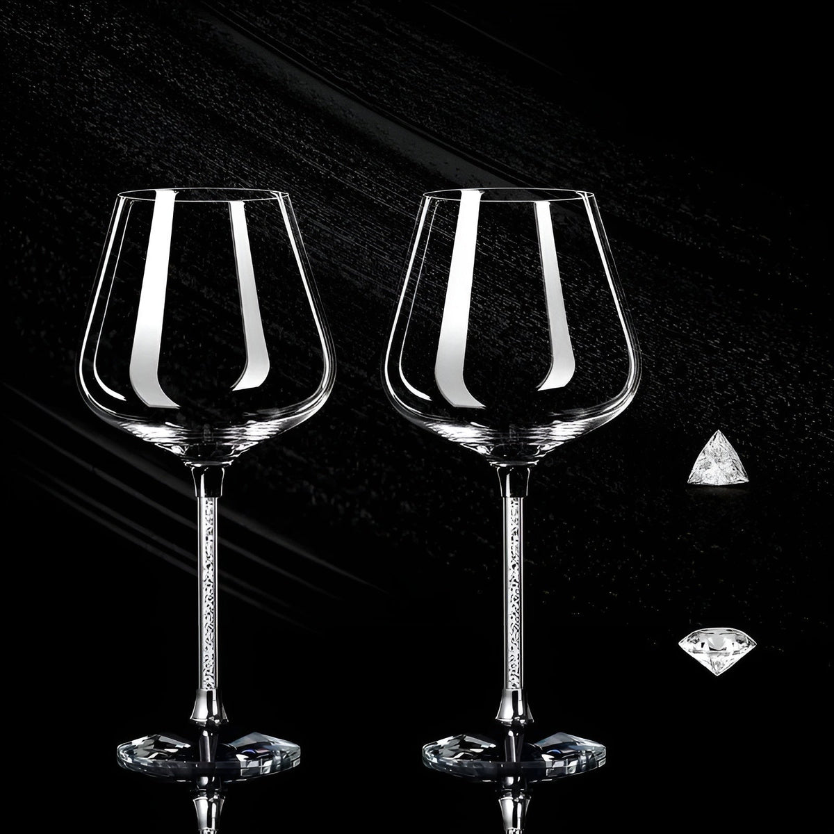 Crystal Glass in 2-Pack – Elegant Wine Glasses | Tall & Luxurious for Parties & Events