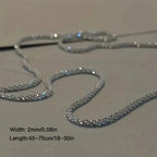 Cubic Zirconia Radiant Unisex Sky Star Necklace
