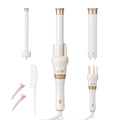 3-in-1 Automatic Rotating Curling Wand Set