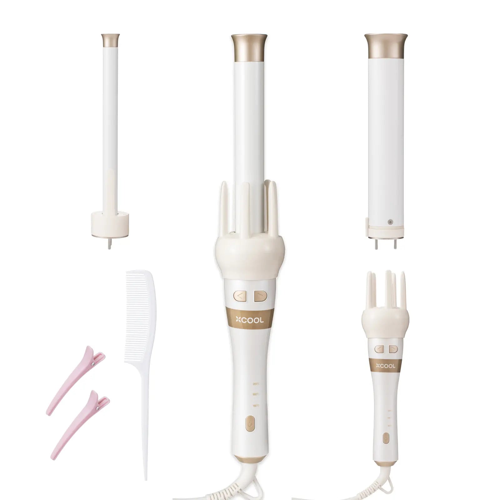 3-in-1 Automatic Rotating Curling Wand Set