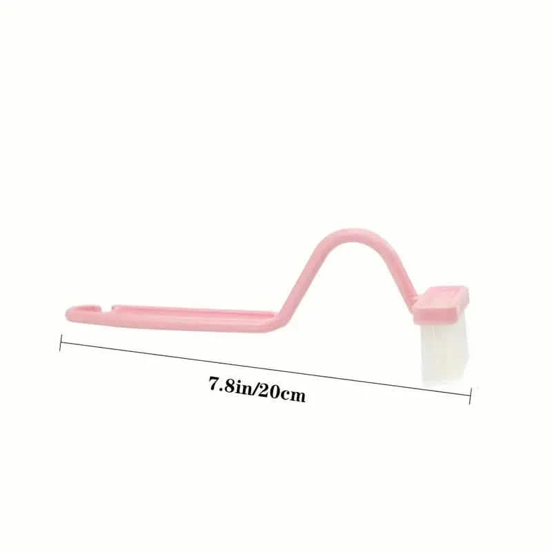 Curved Handle Function Cleaning Toilet Gap Brush