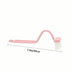 Curved Handle Function Cleaning Toilet Gap Brush