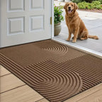 Striped Curve Entryway Mat