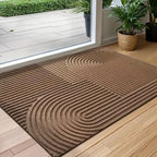 Striped Curve Entryway Mat