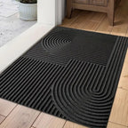 Striped Curve Entryway Mat
