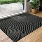 Striped Curve Entryway Mat