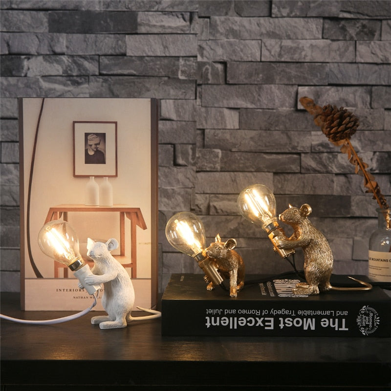 Cute Mouse Table Lamp - Unique Decorative Lighting for Any Space