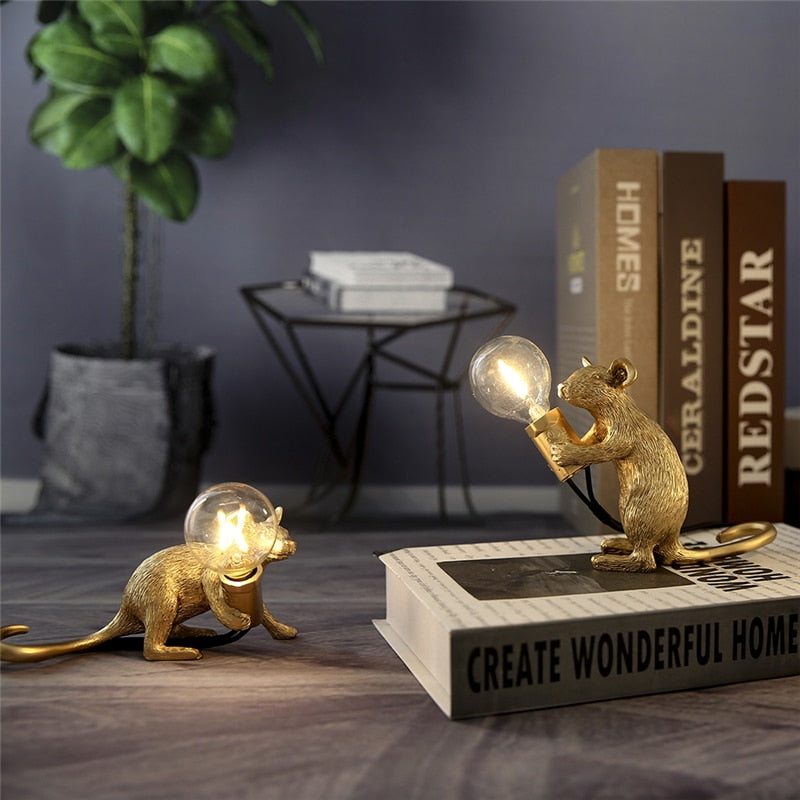 Cute Mouse Table Lamp - Unique Decorative Lighting for Any Space