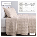 Box-Stitched Seersucker Quilt Set - Seersucker Collection