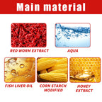 Bloodworm Fish Attractant, Concentrated Scent Bait Additive, Bite Stimulant Fishing Equipment for Bass, Trout