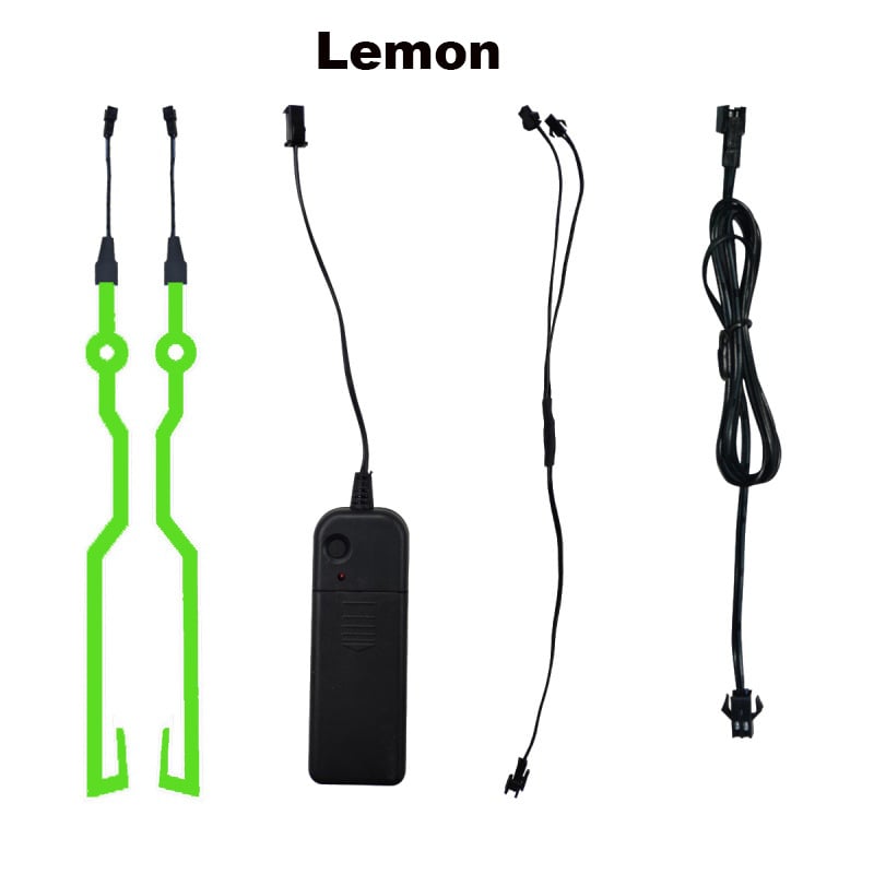 Motorcycle Helmet Light LED DIY Helmet LED Light Motorbike Reflective Strips