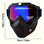 Full-Face Safety Goggles with Wide Vision Protection