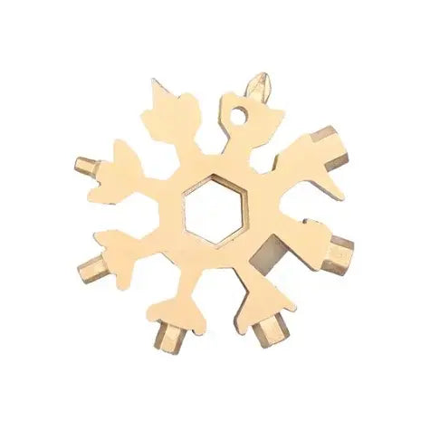 Viral 18-in-1 Snowflake Multi-tool Stainless Steel Portable Wrench | All-in-One Screwdriver & Bottle Opener | Must-Have Survival Gadget
