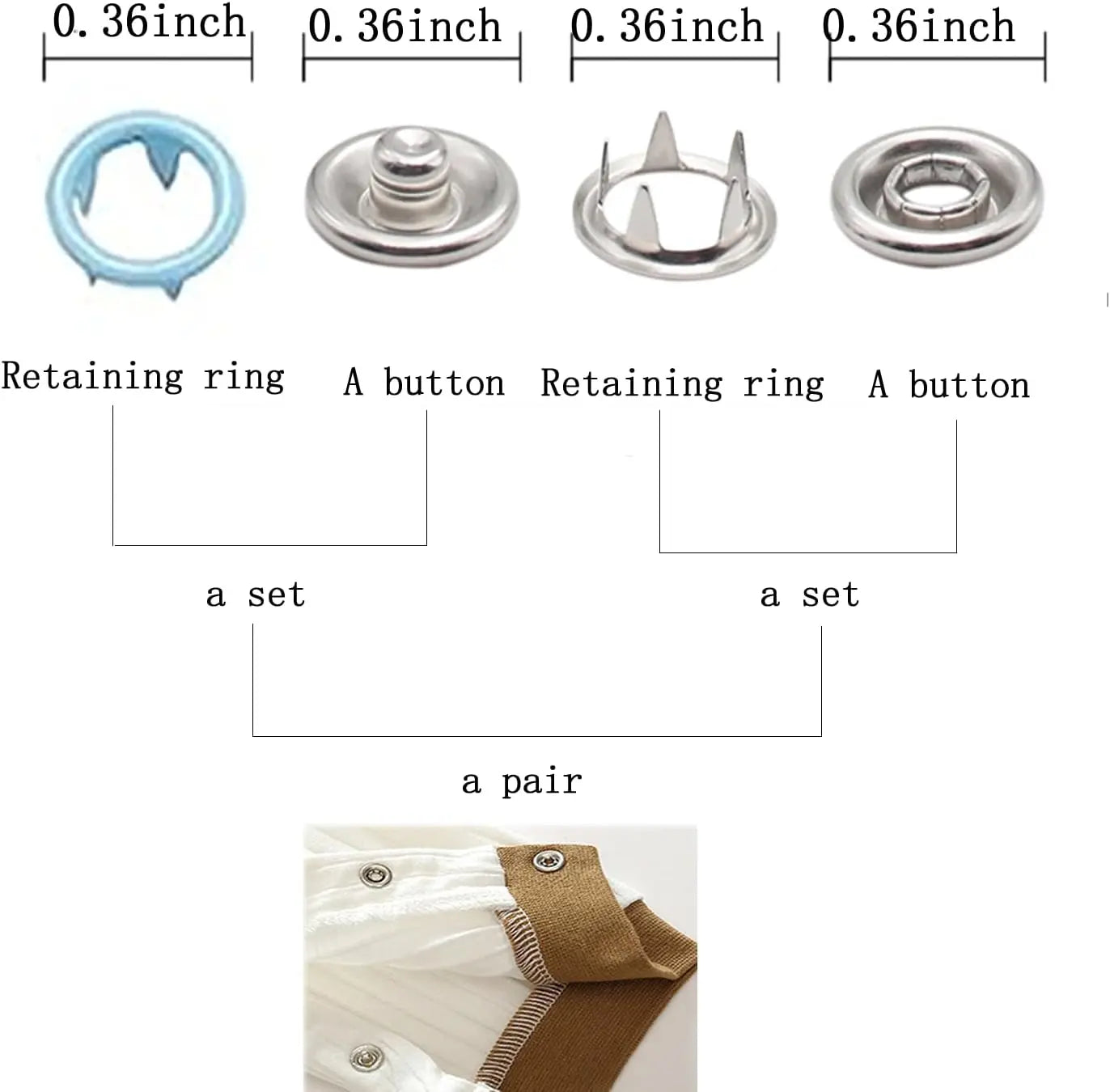 Metal Buckle and Manual Pliers Set, DIY Sewing Craft Accessories