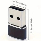 2-Pack: Mini USB to Type-C Adapters – File Transfer for Android Phones
