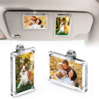 Wallet‑Size Magnetic Acrylic Photo Holder for Car & Fridge