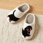 DACHTOES – Cozy Dachshund Slippers for Women – Light Winter Comfort