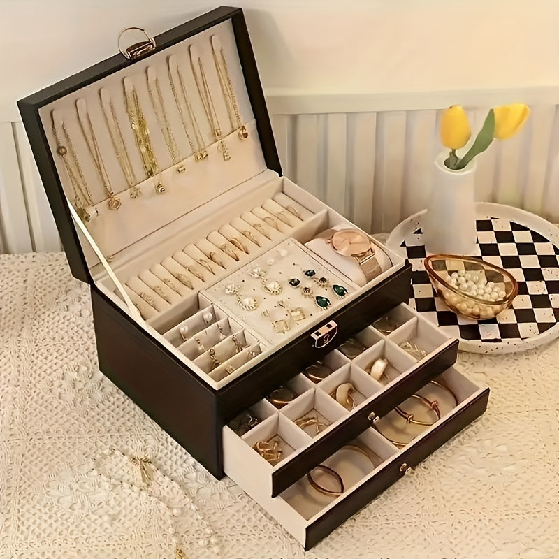 Modern Jewellery Box with Drawers