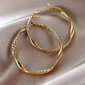 Delicate Silky Texture Design Women's Earrings