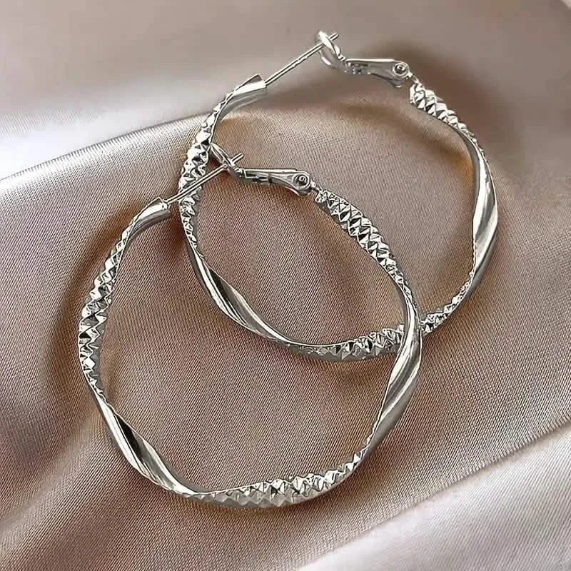 Delicate Silky Texture Design Women's Earrings