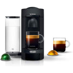 De'Longhi Nespresso VertuoPlus Coffee and Espresso Machine by De'Longhi, 38 ounces, Matte Black (Refurbished)