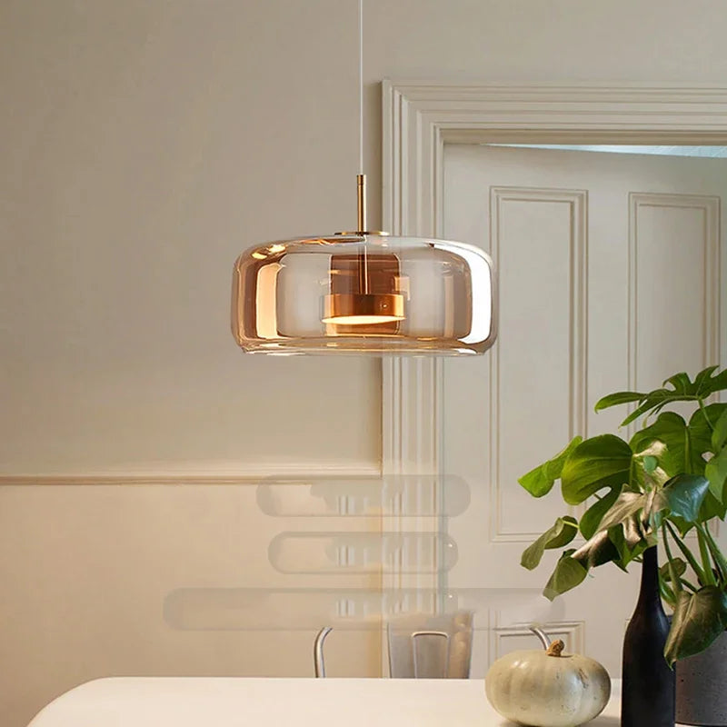 Glass Pendant Light Fixture - Modern Elegance