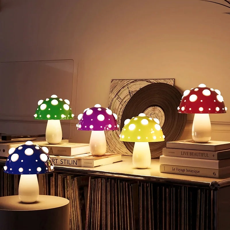 Mushroom LED Lamp with Distinctive Aesthetic