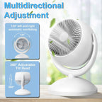 Desk Air Circulator Fan 4 Speed Adjustment