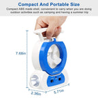 Desk Cooling Fan with 180 Degree Adjustable LED Lamp