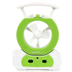 Desk Cooling Fan with 180 Degree Adjustable LED Lamp