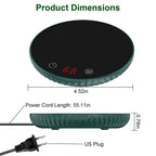 Desktop Electric Cup Warmer Auto Off Over Heating Protection Smart Timer Setting