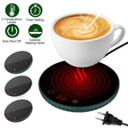 Desktop Electric Cup Warmer Auto Off Over Heating Protection Smart Timer Setting