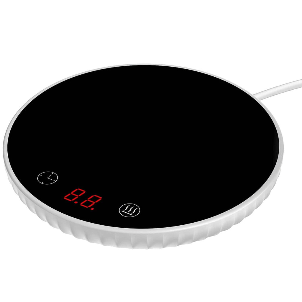 Desktop Electric Cup Warmer Auto Off Over Heating Protection Smart Timer Setting