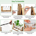 Desktop Glass Bulb Planter
