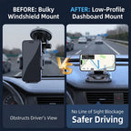 360 Degree Rotatable Suction Cup Car Phone Holder for Dashboard