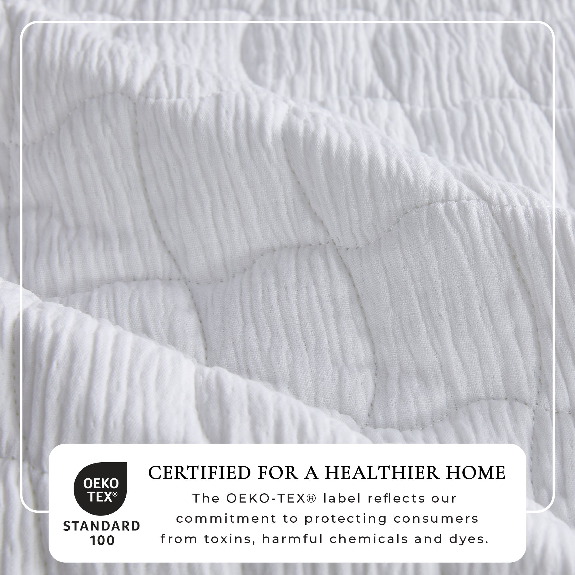 Gauze-Inspired Texture Quilt Set - Wave Stitch Collection