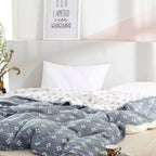 Cotton Diamond Pattern Gauze Blanket