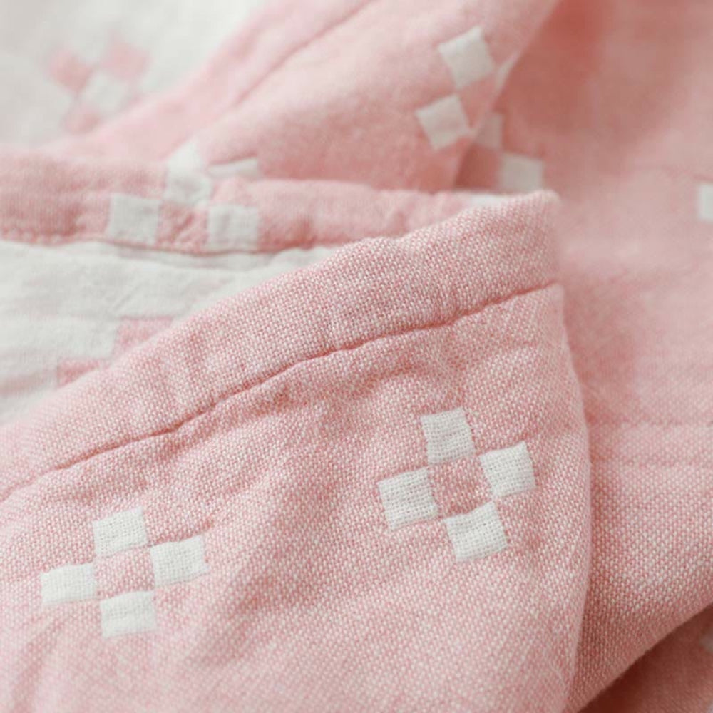 Cotton Diamond Pattern Gauze Blanket