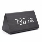 Digital Alarm Clock Modern Design Multi Function Display